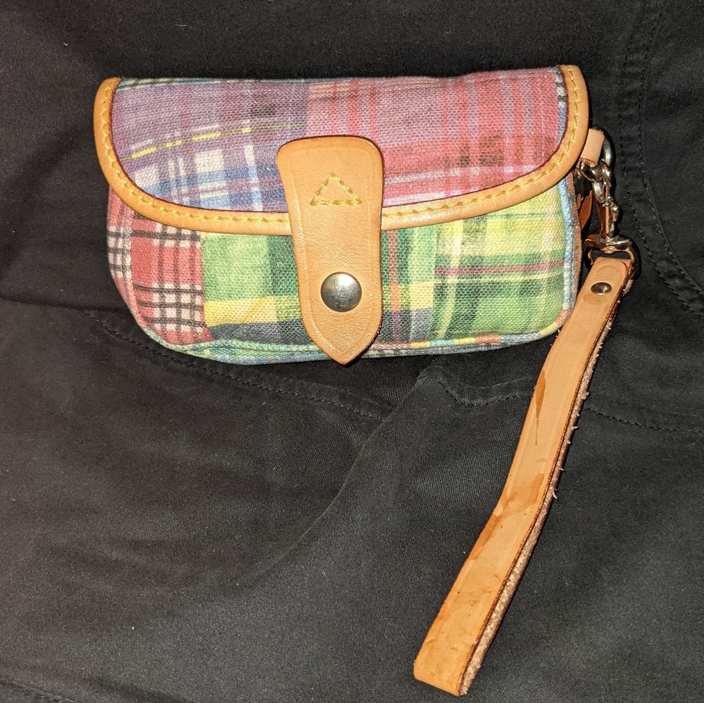Vintage Dooney & Bourke Madras Plaid Picnic Ants
